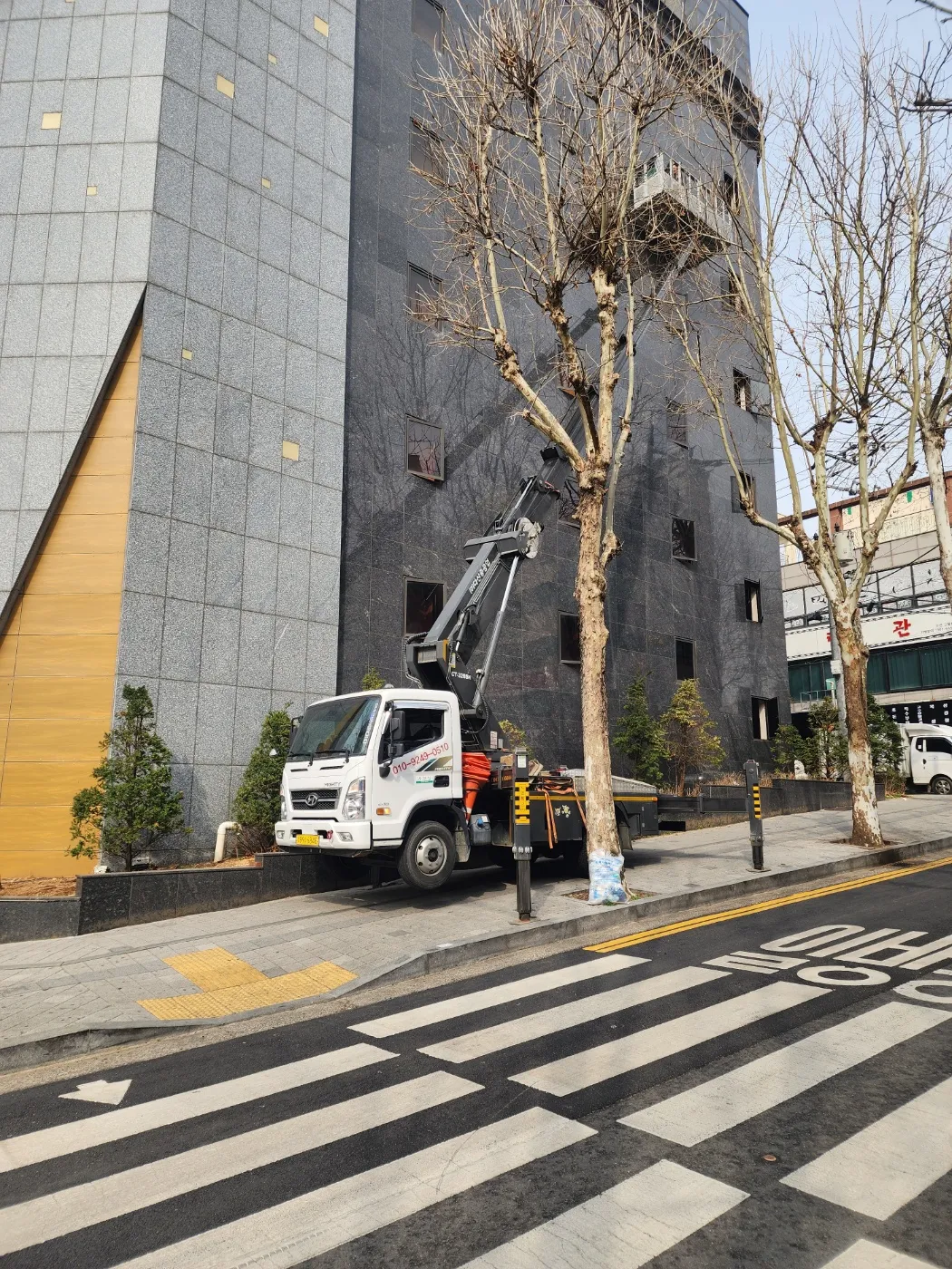 군포 스카이차 고소작업 현장 1