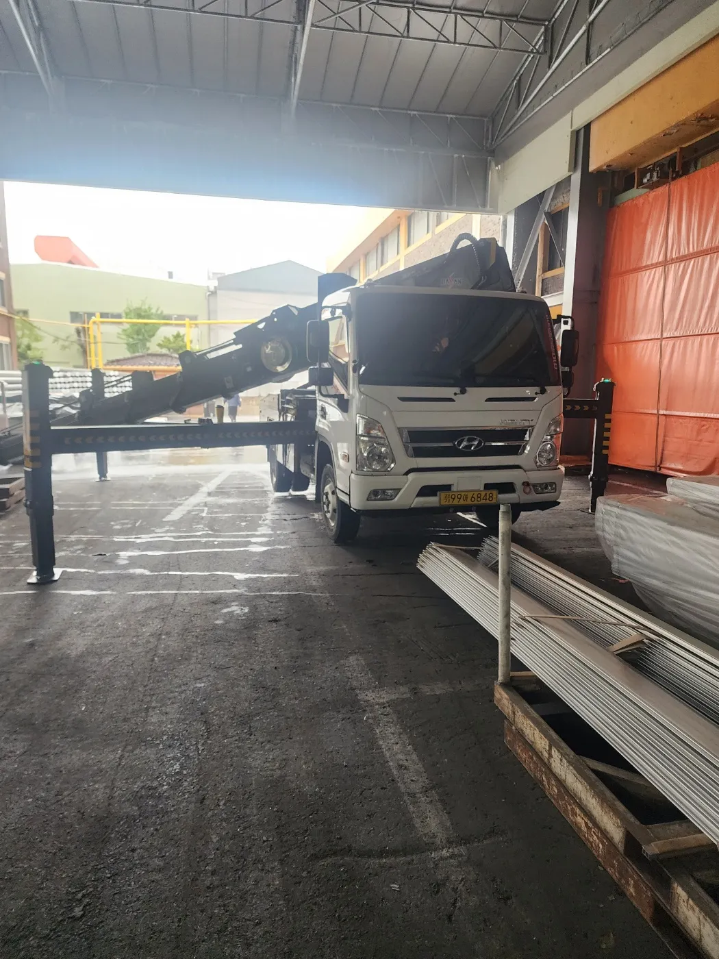 군포 스카이차 고소작업 현장 2